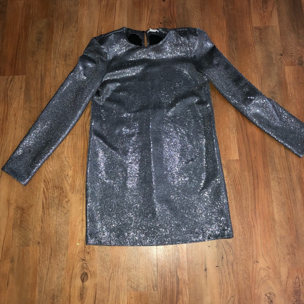 H&M Silver Dress sz. 10